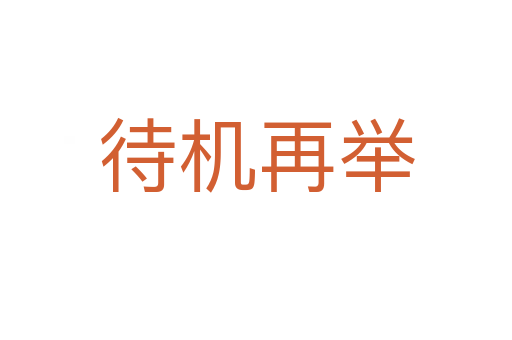 待機(jī)再舉
