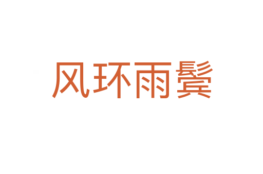 風環(huán)雨鬢