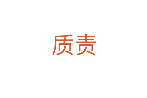質(zhì)責(zé)