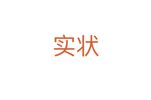 實(shí)狀