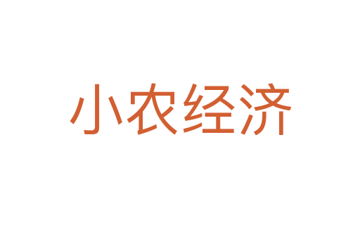 小農(nóng)經(jīng)濟
