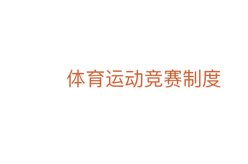 體育運(yùn)動競賽制度