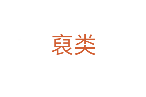 裒類