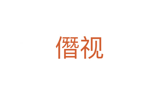 僭視