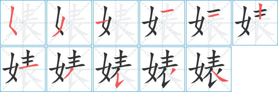 婊的筆順?lè)植窖菔?>
					
                    <hr />
                    <h2>婊的基本信息</h2>
                    <div   id=
