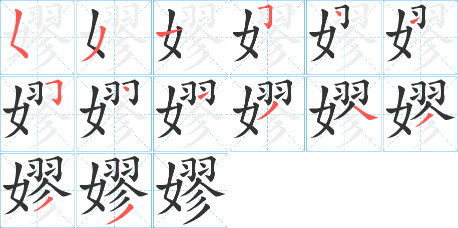嫪的筆順?lè)植窖菔?>
					
                    <hr />
                    <h2>嫪的基本信息</h2>
                    <div   id=