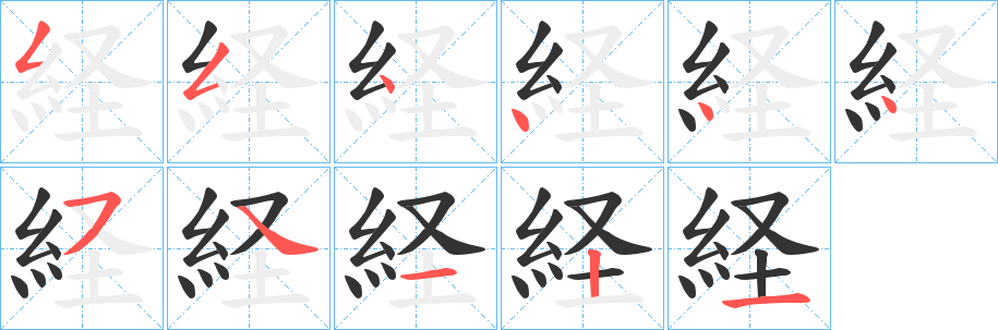 経的筆順?lè)植窖菔?>
					
                    <hr />
                    <h2>経的基本信息</h2>
                    <div   id=