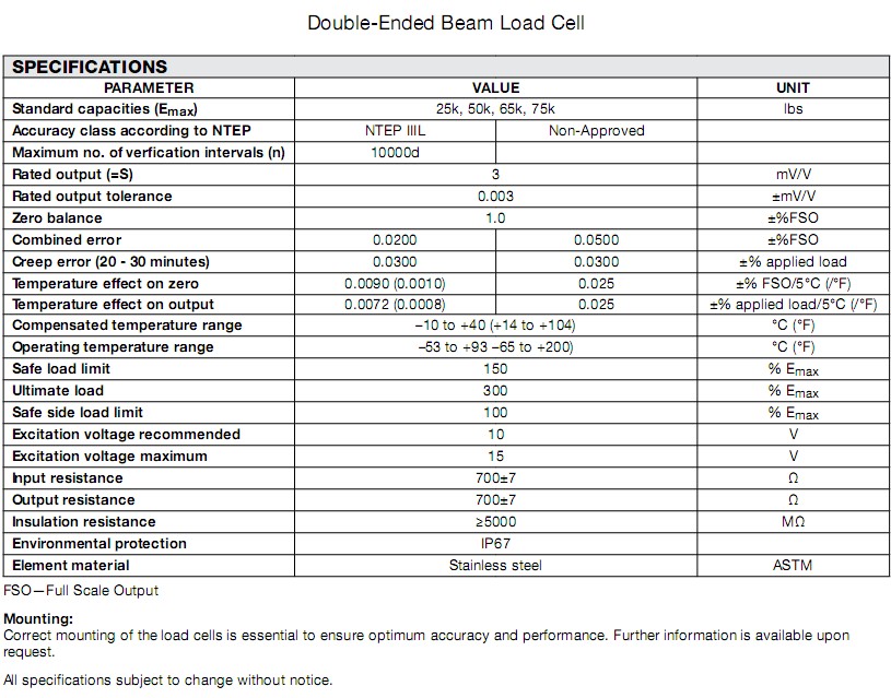 9803-50klbs稱重傳感器 9803-50klbs稱重傳感器